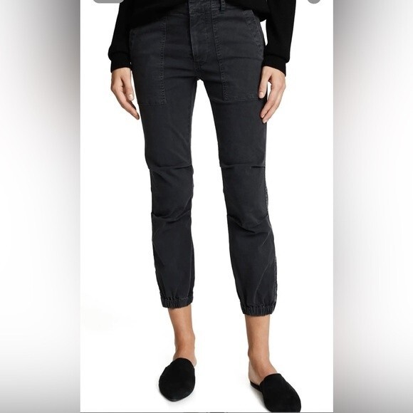 Nili Lotan Women Cotton Twill Cropped Military Pants in a Size 6 - Picture 3 of 11